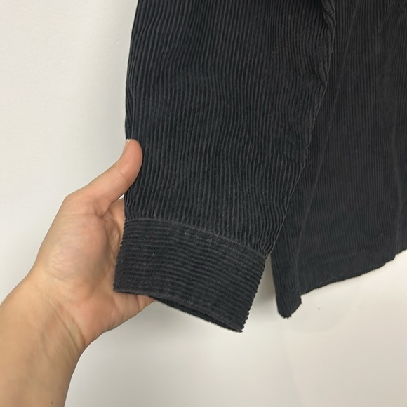 Vintage Black Corduroy Full Zip Jacket - Picture 6 of 9